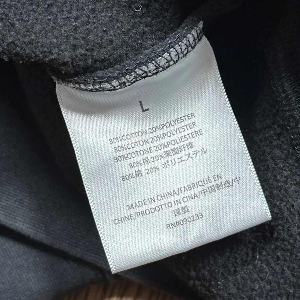 Essentials Fear of God 1977 Iron Gray Fleece Oversized Sweatshirt Womens Large - Picture 7 of 8